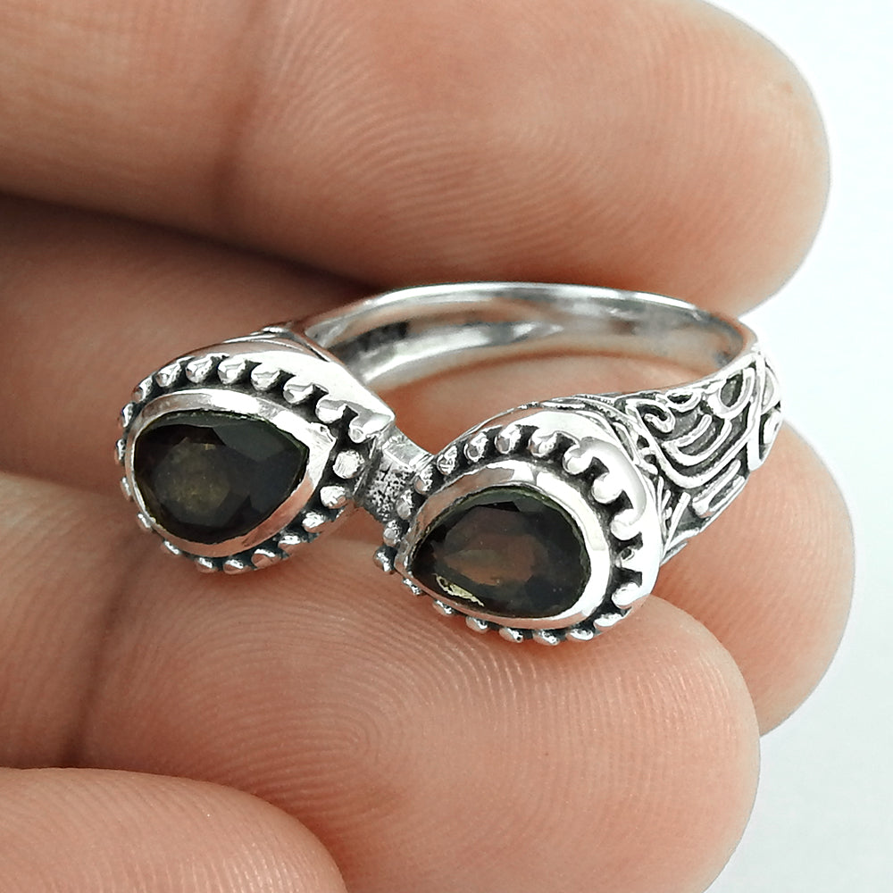 Spectacular Design Garnet 925 Sterling Silver Ring