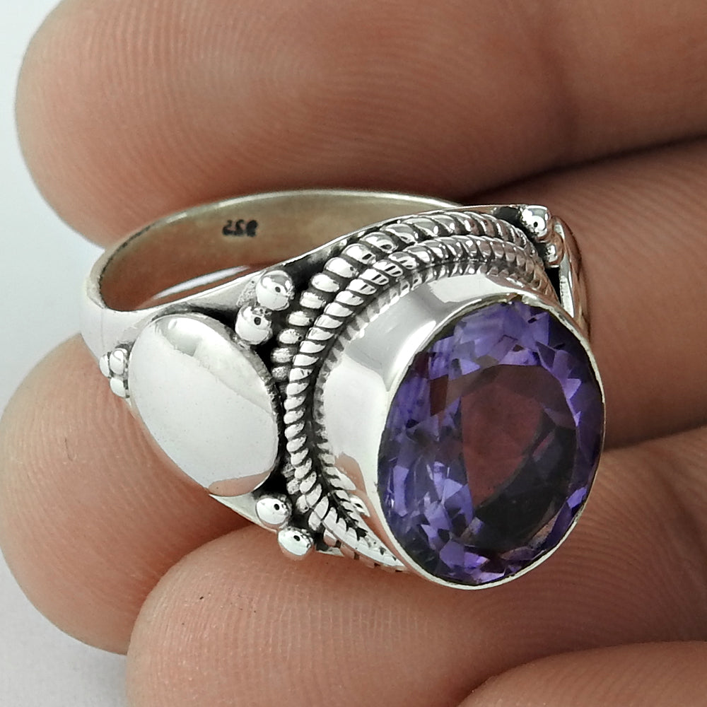 Fantasy 925 Sterling Silver Amethyst Ring