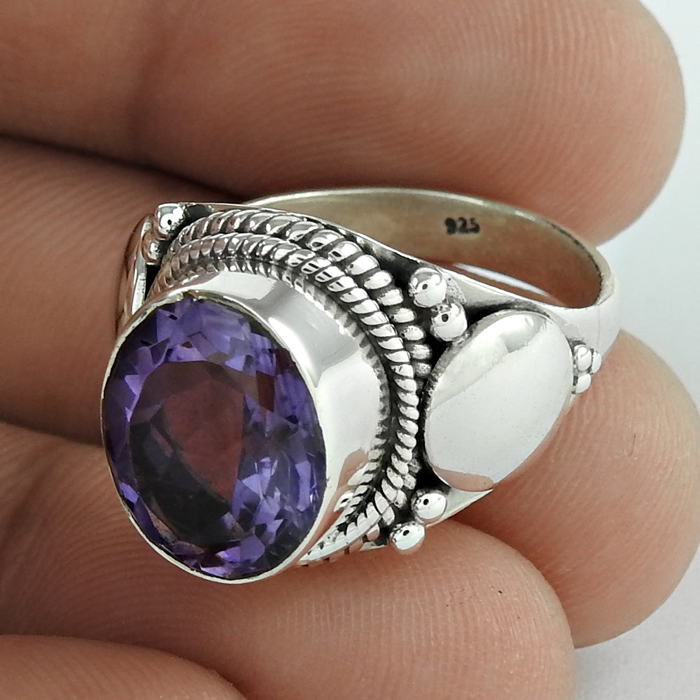 Fantasy 925 Sterling Silver Amethyst Ring