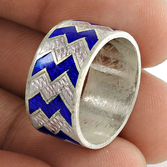Ivy Precious 925 Sterling Silver Enamel Ring