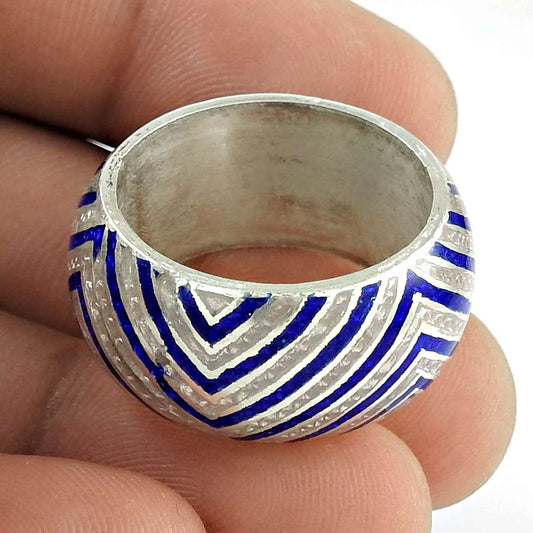 Hot Selling 925 Sterling Silver Enamel Ring