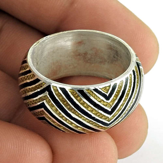 Royal 925 Sterling Silver Enamel Ring Großhandel