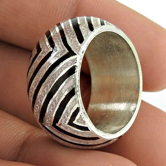 Just Perfect 925 Sterling Silver Enamel Ring