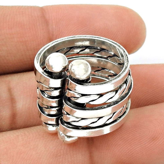 Big Amazing Handmade 925 Sterling Silver Ring